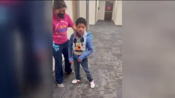 Lake Wales 9-year-old with rare disease learns to walk for the first time