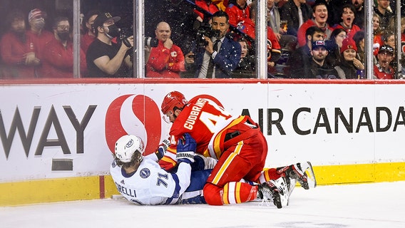 Gaudreau has hat trick in Flames’ 4-1 win over Tampa Bay Lightning