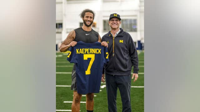 Colin Kaepernick named honorary captain of University of Michigan spring football game