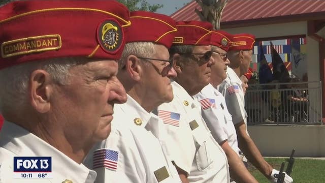 Dozens come together in Tampa to remember and honor those who served in the Vietnam War