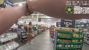 Body cam shows armed Walmart shopper being tased by Marion County deputy