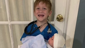 Boy born prematurely plans to pursue medical career after inspiring dad to become a NICU nurse