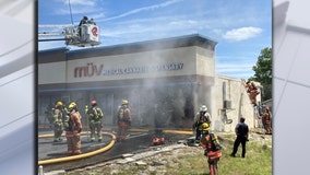 Firefighters battle heavy smoke at medical cannabis dispensary in Clearwater