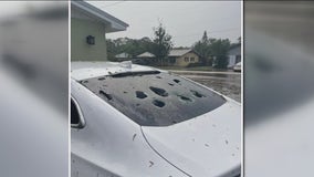 Avon Park residents left cleaning up after hail falls during Highlands County storms