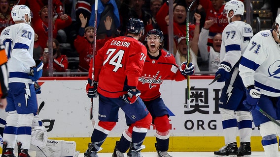 Carlson's 4 points, Ovechkin's goal lead Caps past Lightning