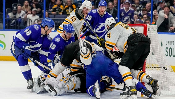 Coyle's OT goal lifts Bruins past Lightning 2-1