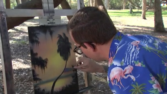 Pinellas County painter taught by 'Florida Highwaymen' artist helps honor legacy