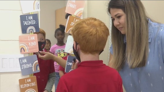 West Tampa Elementary teacher helps students gain confidence with new 'Affirmation Station'