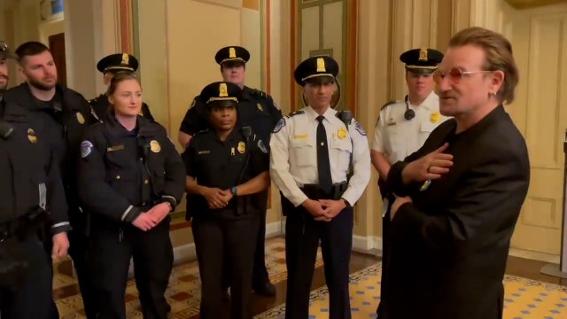 'You Saved America': U2 singer Bono praises Capitol police