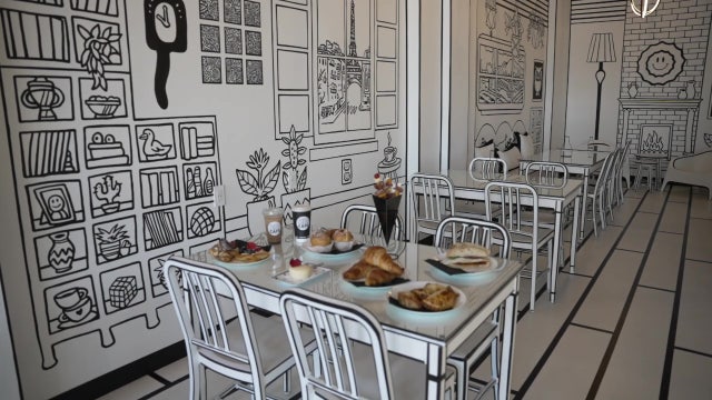 Step inside the art at 2D Café in St. Pete
