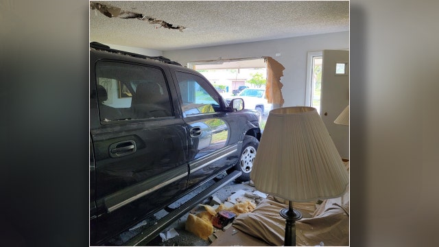 FHP: New Port Richey woman hits gas instead of brake, crashes into neighbor’s home