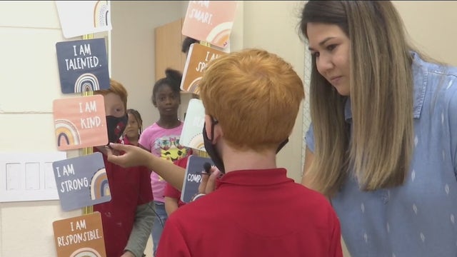 West Tampa Elementary teacher helps students gain confidence with new 'Affirmation Station'
