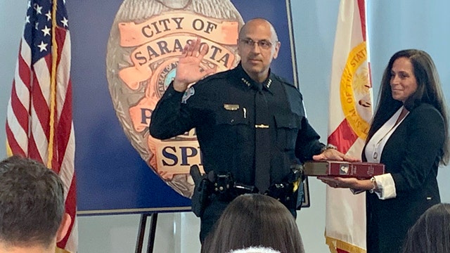 Sarasota's first Hispanic chief of police sworn into office