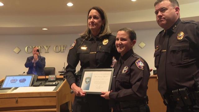 Officer honored for saving woman's life in deadly Palmetto motorcycle crash