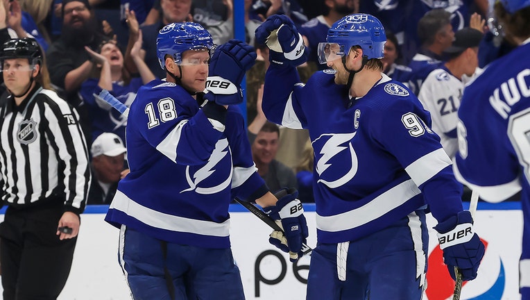 Stamkos has 1st 100-point season, Bolts top Blue Jackets 4-1 | FOX 13 ...