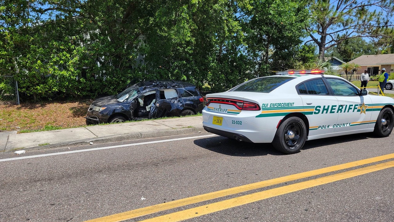 Central Florida woman illegally passing a vehicle dies after crashing into concrete pole, deputies say