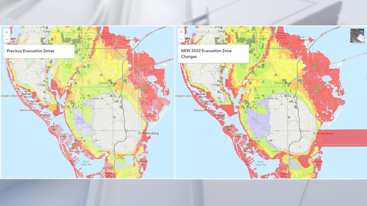 Pinellas County updates evacuation zones for nearly 48,000 households