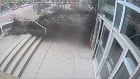 See it: Tesla crashes into Columbus convention center at 70 mph