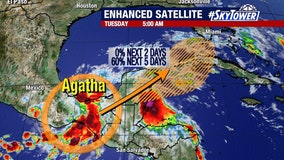Agatha weakens over Mexico, remnants will likely soak at least South Florida this weekend