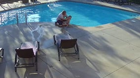 Watch: Man leaps into pool to rescue drowning 4-year-old with autism