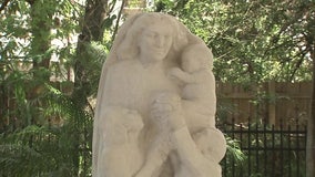 'Strongly rooted in family': Tampa statue of mother, three children returns to public view