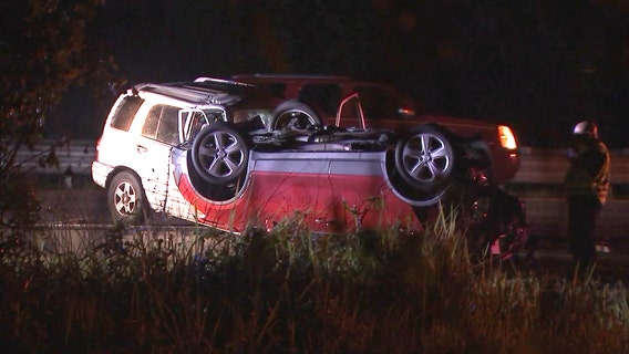 FHP: 5 kids, 1 adult from Philadelphia injured in I-75 crash after impaired driver stops in middle of lane