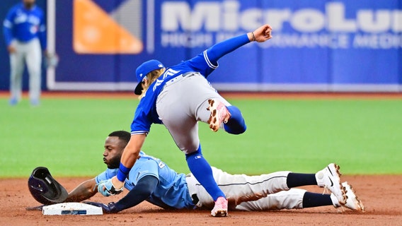 Chapman error sets up Tampa Bay Rays' big inning in 3-0 win over Jays