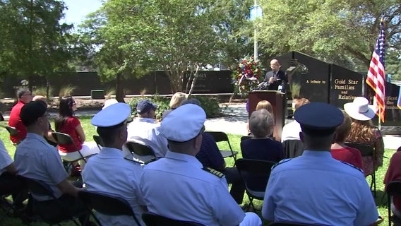 Gold Star families honor the nation's fallen along Riverwalk in downtown Tampa