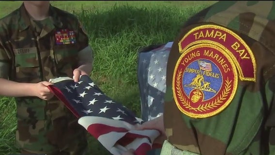 'It deserves respect': McKay Bay plant workers honored for properly burning unserviceable American flags