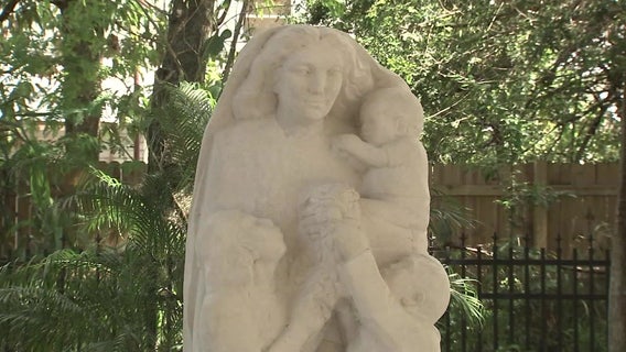 'Strongly rooted in family': Tampa statue of mother, three children returns to public view