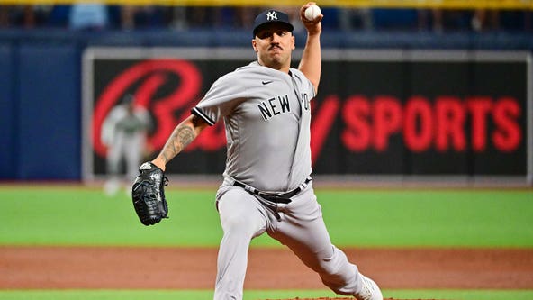 Cortes leads Yanks over Rays 7-2 in 1st game between rivals