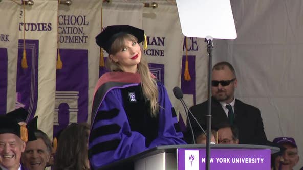 Watch: Taylor Swift at NYU graduation, delivers speech and receives honorary degree