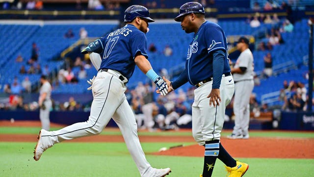 Paredes homers twice, Rodriguez leaves early, Rays win 6-1