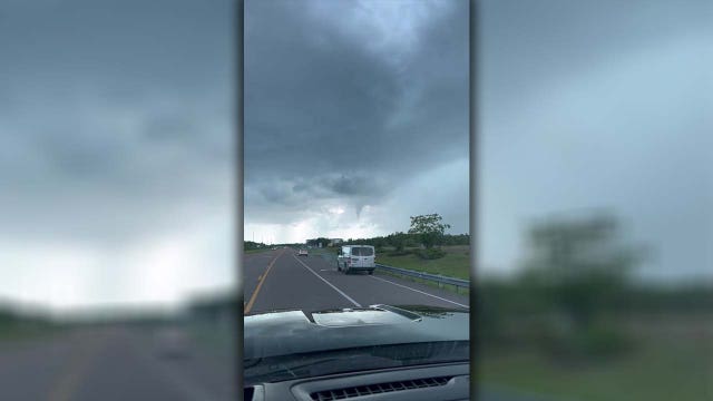 Possible funnel cloud spotted during severe weather in Pasco County