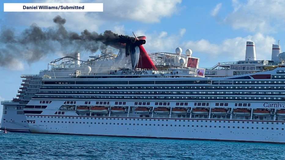 Carnival Freedom fire – Daniel Williams1