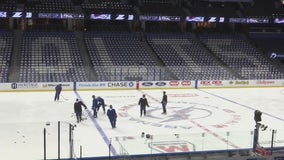 Tampa Bay Lightning return to the ice ahead of Game 4 of Stanley Cup Final