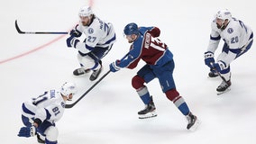 Avalanche beat Lightning in OT to open Stanley Cup Final