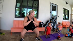 Bay Area fitness class gives parents, children place to work out together