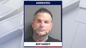 Former WWE wrestler Jeff Hardy arrested in Florida on DUI charge