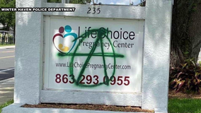 Winter Haven pregnancy center vandalized after supreme court overturned abortion rights