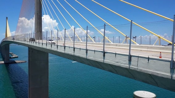 Sunshine Skyway Bridge fencing helps prevent people from taking their own lives
