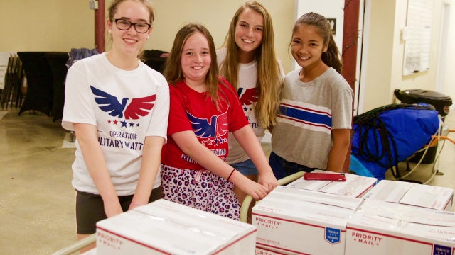 Tampa teen on a mission to show military appreciation