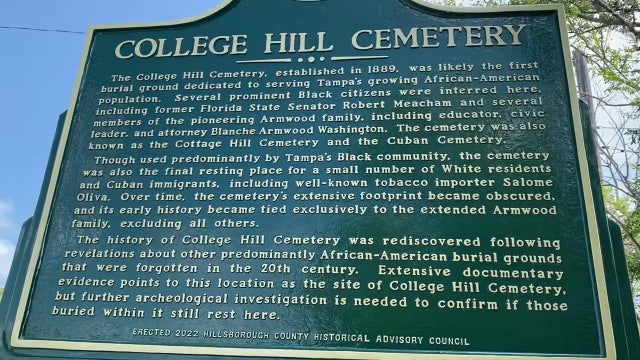 Historical marker honors Tampa’s largest forgotten African American cemetery