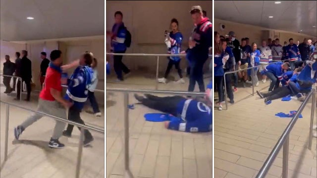 Police: New York man arrested after punching Lightning fan, eyewitness following Rangers' Game 5 loss