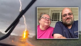 Lightning 'completely fries' vacationing family's truck in St. Pete