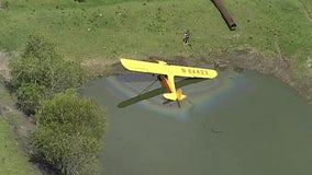 Small plane crashes in Plant City pond