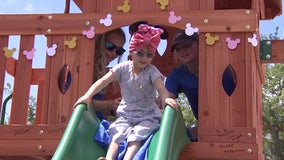 5-year-old battling pediatric cancer given new playset at South Tampa Winn Dixie