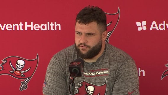 Bucs center Robert Hainsey leans on lessons taught by Ryan Jensen