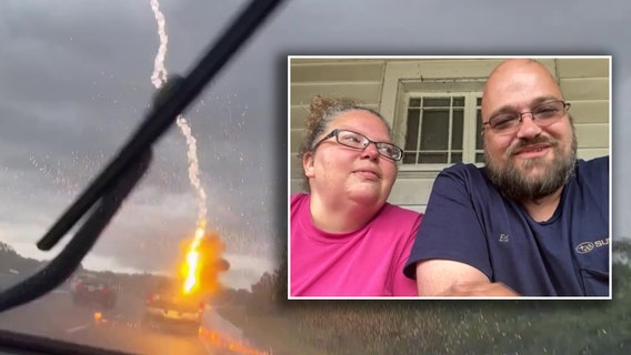 Lightning 'completely fries' vacationing family's truck in St. Pete