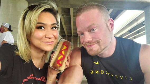 Power couple of competitive eating lives and trains in Tampa Bay